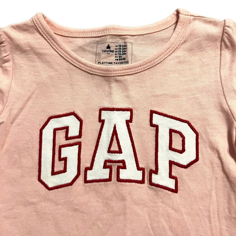 Baby Gap 18-24m Logo Appliqué Shirt